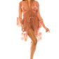 Women's 3pc Mesh Robe Set