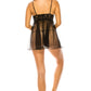Women's 3pc Mesh Robe Set
