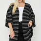Women's Multi-color Striped Cardigan
