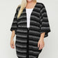 Women's Multi-color Striped Cardigan