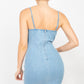 Women's Studded Stone Cami Denim Jean Bodycon Dress (M & L Only)