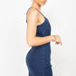 Women's Studded Stone Cami Denim Jean Dress