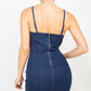 Women's Studded Stone Cami Denim Jean Dress