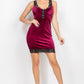 Women's Hook-and-eye Detailed Scoop Dress