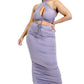 Women's Plus Solid 2 Piece Halter Top Set (2X & 3X Only)