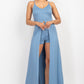 Women's Scoop Buttoned Full Cami Top & Mini Shorts Set