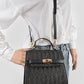 Women's Faux Straw Top Handle Clutch