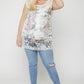 Women's Lace Sleeveless Tunic Top