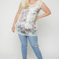Women's Lace Sleeveless Tunic Top