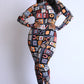 Women's Women's Alphabetically Neon Jumpsuit