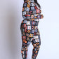 Women's Women's Alphabetically Neon Jumpsuit