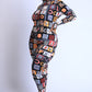 Women's Women's Alphabetically Neon Jumpsuit