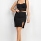 Contrasting Mesh Padded Tank Top