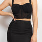 Contrasting Mesh Padded Tank Top
