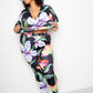 Women's Flower Jogger & Top Set