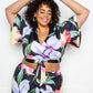 Women's Flower Jogger & Top Set