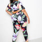 Women's Flower Jogger & Top Set