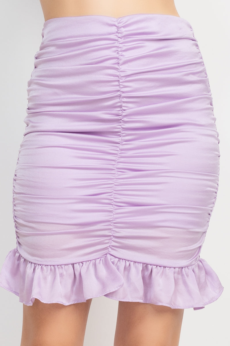 Women's Halter Neck Crop Top & Skirts Set
