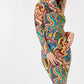 Women's Long Sleeve Bodycon With Letter Print