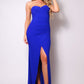 Women's Strapless Sweetheart Maxi Dress