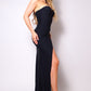 Women's Strapless Sweetheart Maxi Dress