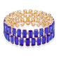 Women's Rectangle Rhinestone Stretch Bracelet