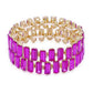 Women's Rectangle Rhinestone Stretch Bracelet
