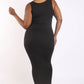 Women's Ribbed Tank Maxi Dress