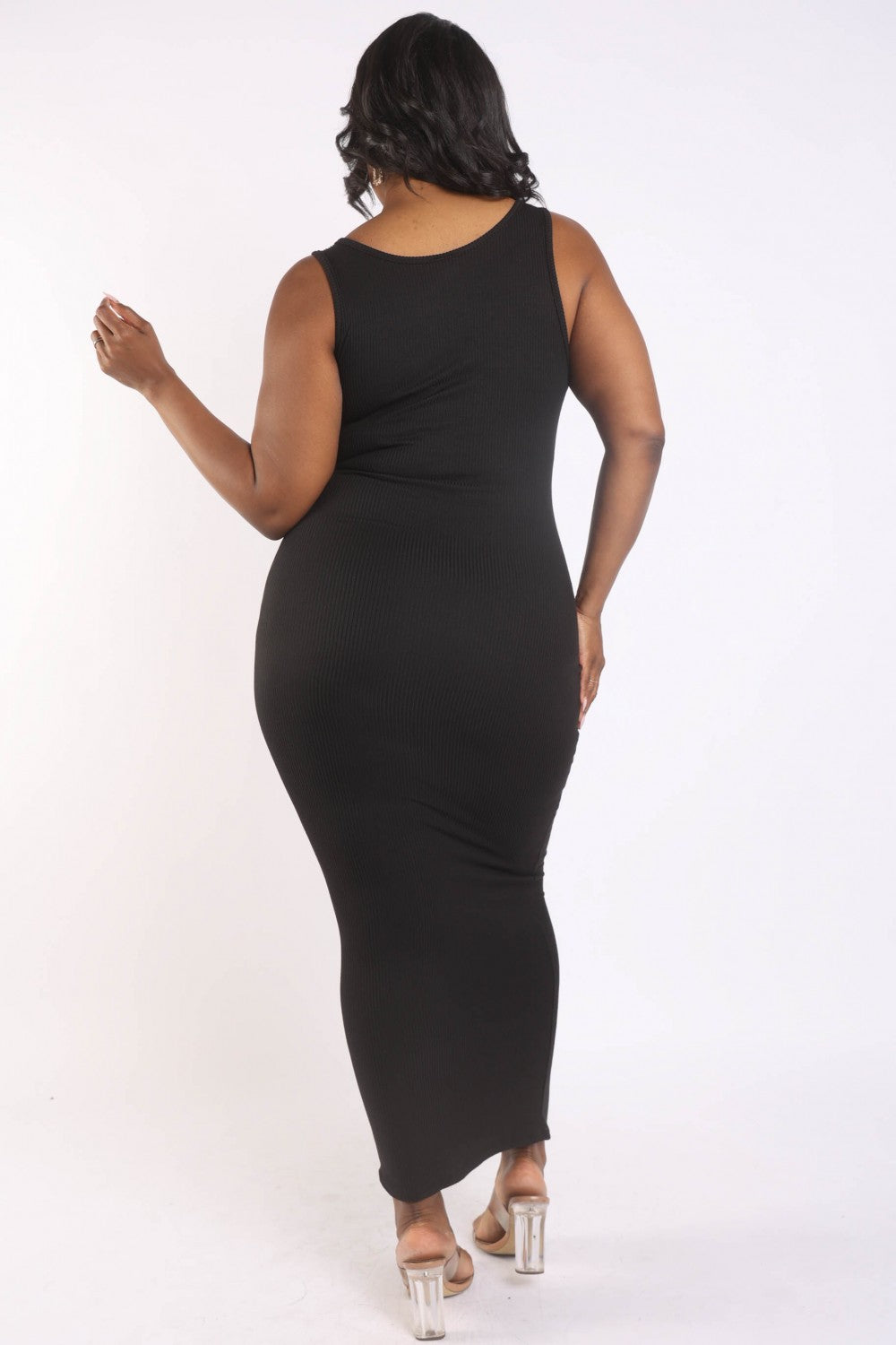 Women's Ribbed Tank Maxi Dress