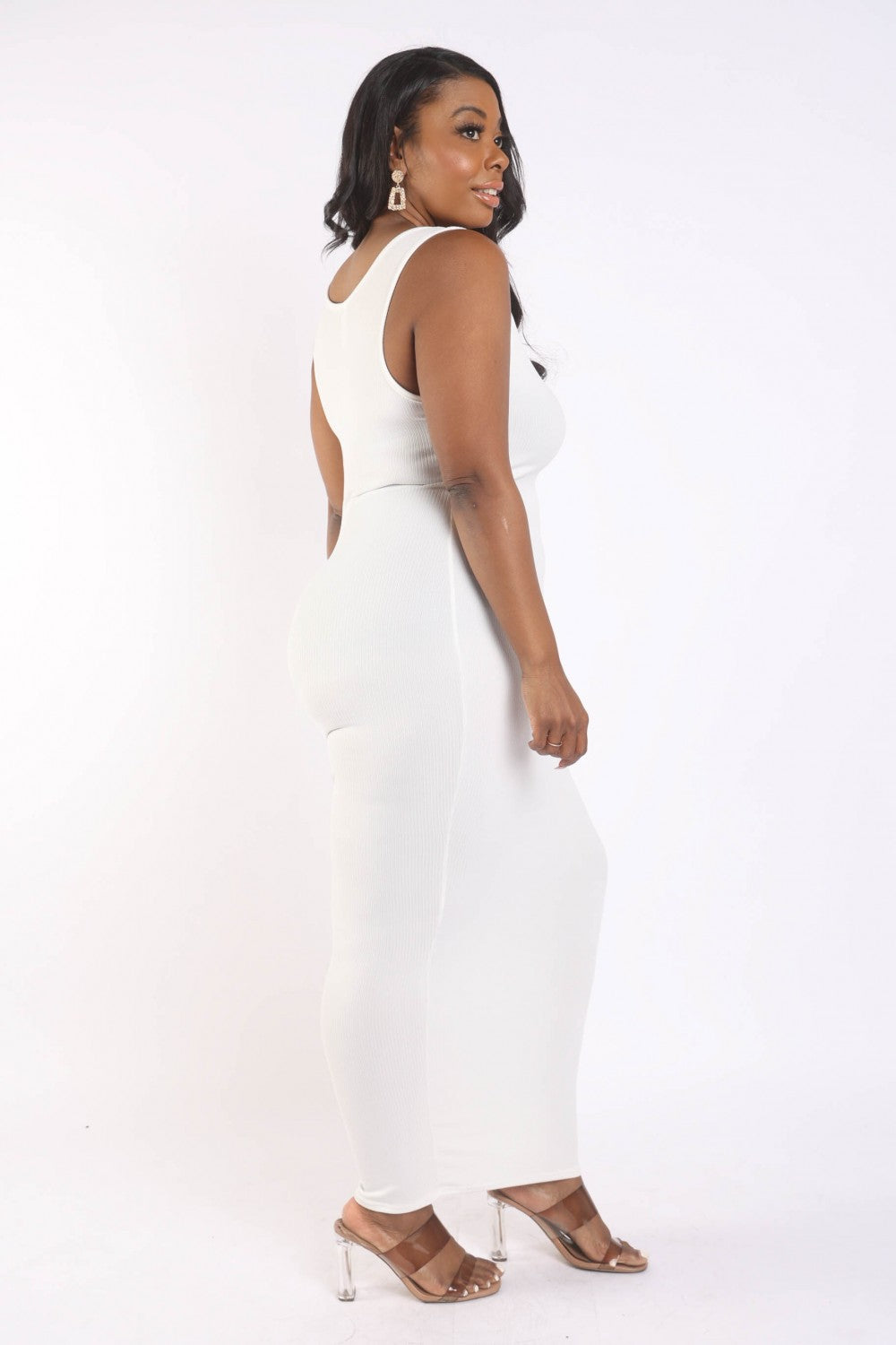 Women's Ribbed Tank Maxi Dress