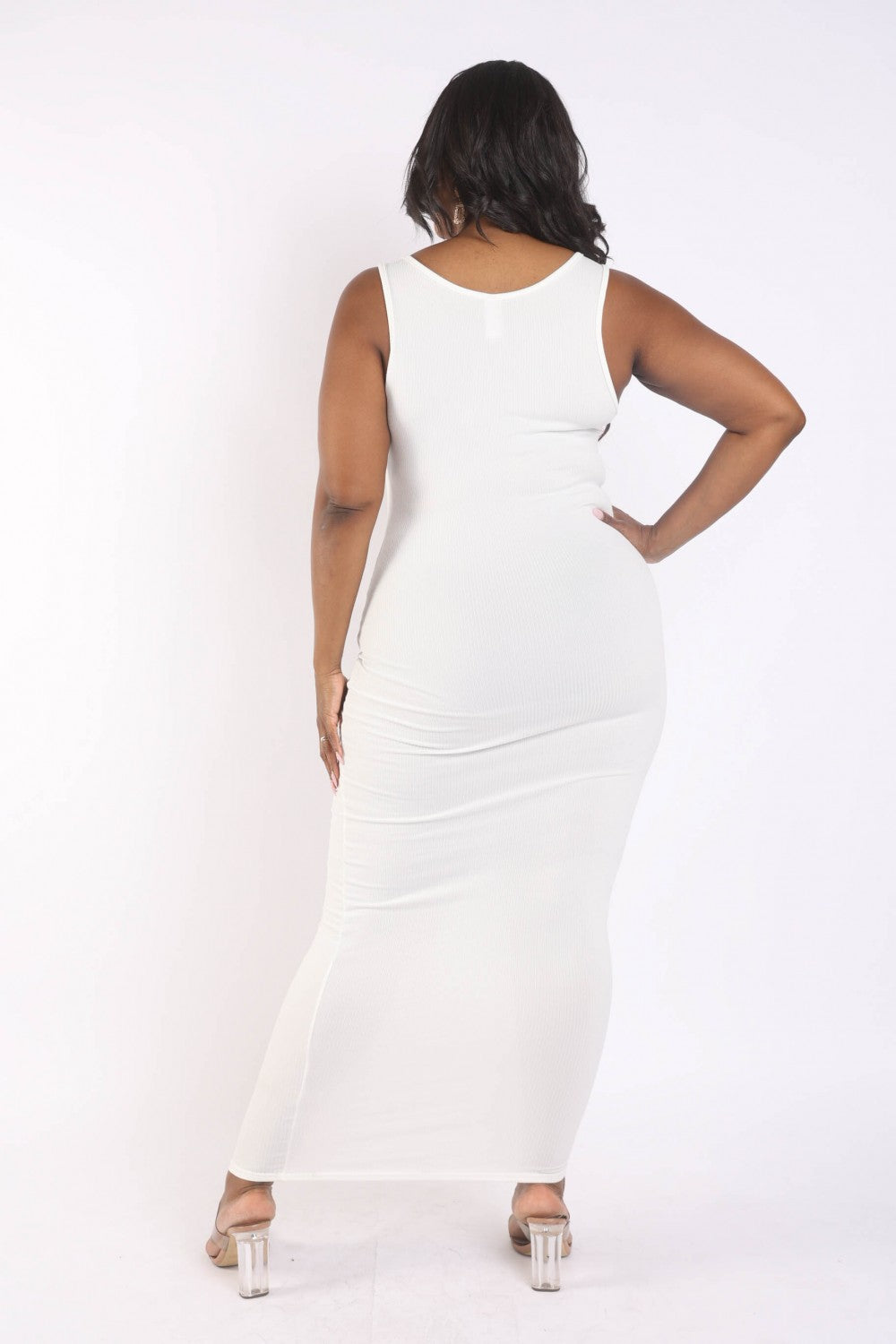 Women's Ribbed Tank Maxi Dress