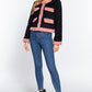 Women's Long Sleeve Pocket Detail Faux Fur Jacket