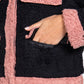 Women's Long Sleeve Pocket Detail Faux Fur Jacket