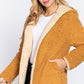 Women's Hoodie Faux Fur Reversible Jacket