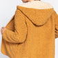 Women's Hoodie Faux Fur Reversible Jacket