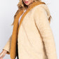 Women's Hoodie Faux Fur Reversible Jacket
