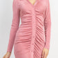 Women's Collared Button-down Dress Shirt