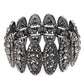 Women's Rhinestone Oval Stretch Bracelet