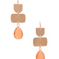 Women's Teardrop Gem Multi Shape Dangle Earring