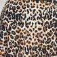 Women's Belted Leopard High-rise Mini Skirt