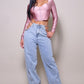 Women's Long Sleeve Corset Top