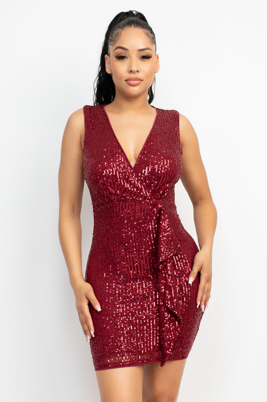 Women's Sequin Mesh Bodycon Dress