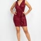 Women's Sequin Mesh Bodycon Dress