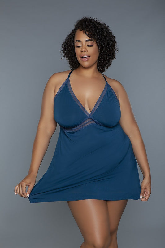 Women's 1 Pc Mini-length Babydoll