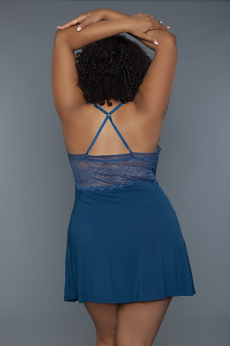 Women's 1 Pc Mini-length Babydoll