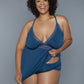 Women's 2 Pc V-neckline Cami Set With Wire Free Bralette