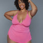 Women's 2 Pc V-neckline Cami Set With Wire Free Bralette