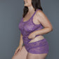 Women's 2 Pc Tank Set With All Body Floral Lace Design