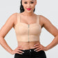 Women's Lux Faux Leather Pu Zip-up Strap Sleeveless Cropped Top