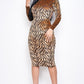 Women's Hollow Back Velvet Long Sleeve Open Back Mid Length Dress with Back Zipper (S & M Only)
